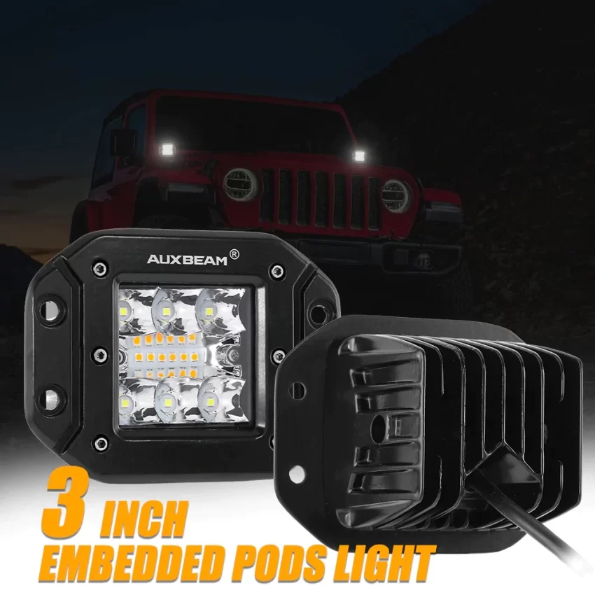 Auxbeam 6 MODES SERIES White/Amber LED LIGHT BARS | Auxbeam LED Light Bars | Auxbeam - Image 2