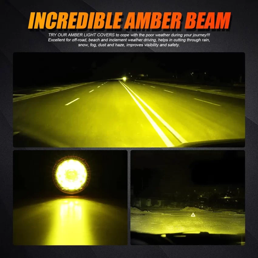 Auxbeam 7 Inch 178W Round Off Road Light Spot Beam LED Driving Lights | Auxbeam LED Driving Lights | Auxbeam - Image 10
