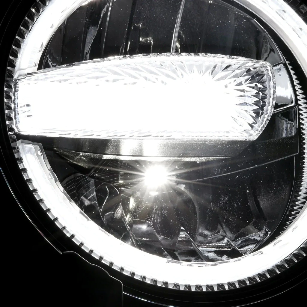 Auxbeam 9 Inch 120W 9000 Lumens LED Headlights With Halo Ring DRL | Auxbeam | Auxbeam LED Headlights Assemblies - Image 10