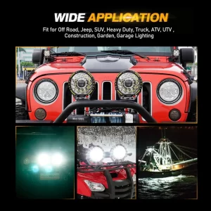 Auxbeam 7 Inch 230W 360-PRO Lens LED Driving Lights | Auxbeam LED Driving Lights | Auxbeam - Image 10