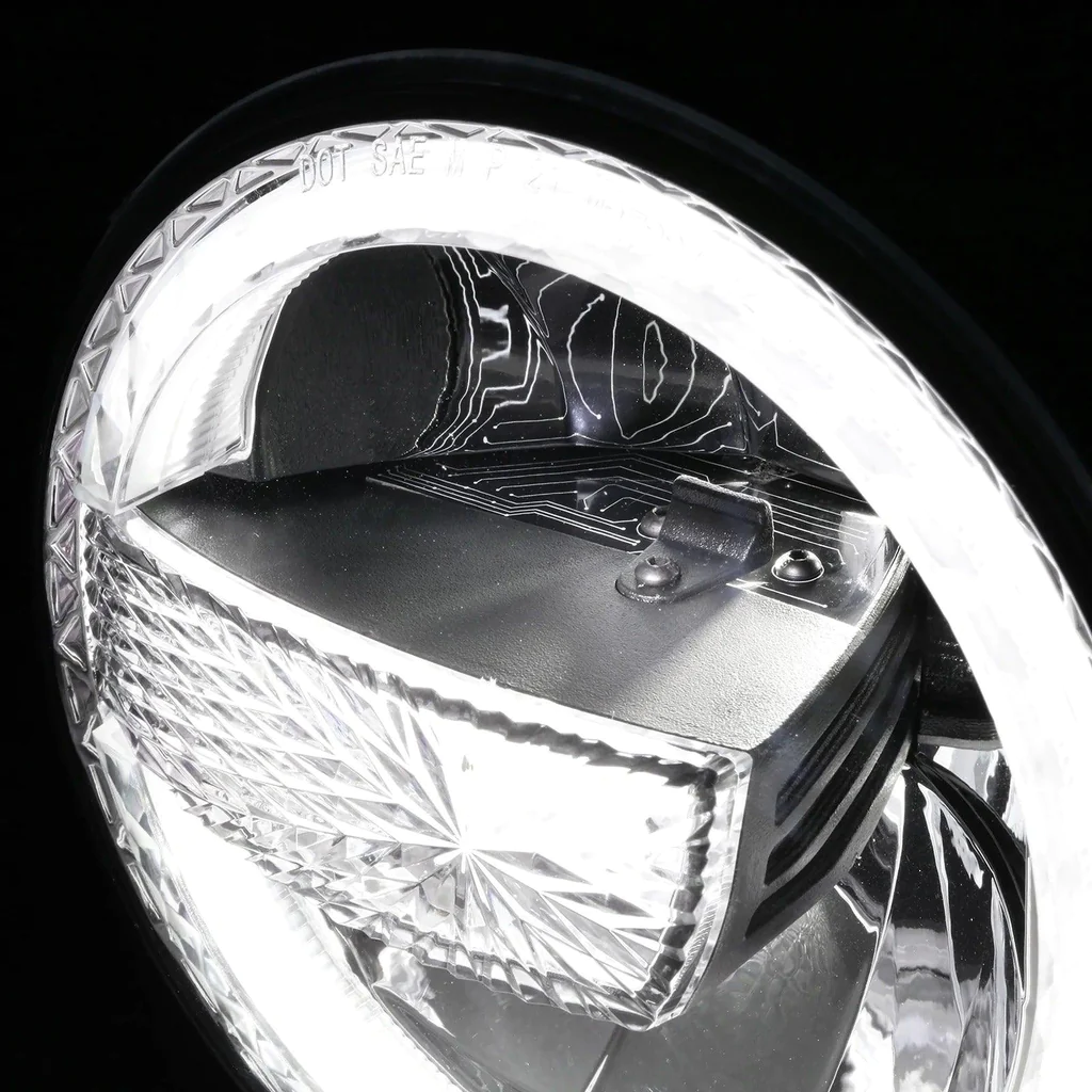 Auxbeam 7 Inch 90W 7000Lumens LED Headlights with Halo Ring DRL | Auxbeam | Auxbeam LED Headlights Assemblies - Image 10
