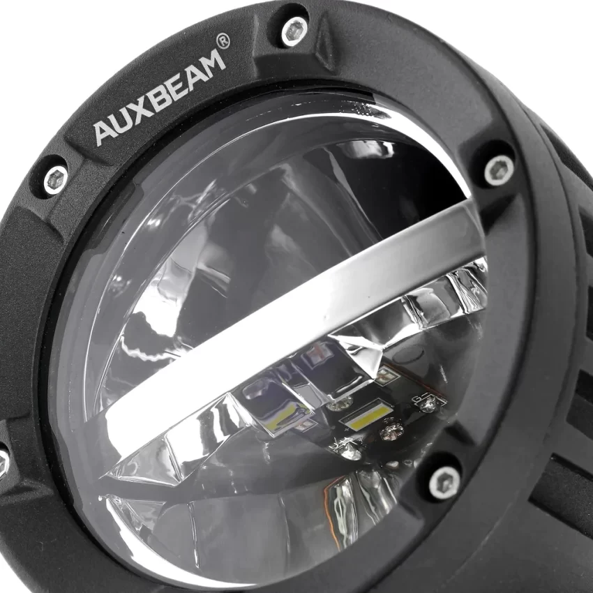 Auxbeam 4 Inch 110W Round OFF Road LED Pod Lights Combo Beam With Wiring Harness | Auxbeam | Auxbeam Pod Lights - Image 11