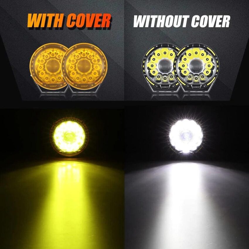 Auxbeam 7 Inch 230W 360-PRO Lens LED Driving Lights | Auxbeam LED Driving Lights | Auxbeam - Image 12