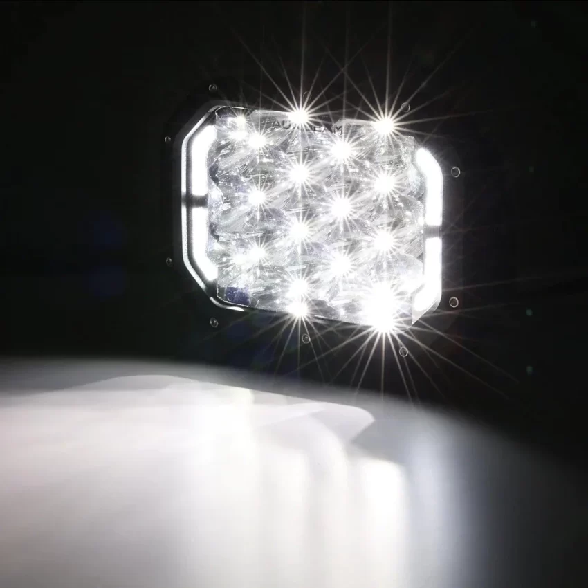 Auxbeam 7X5 Inch LED PODS White Driving Lights DRL | Auxbeam LED Driving Lights | Auxbeam - Image 12