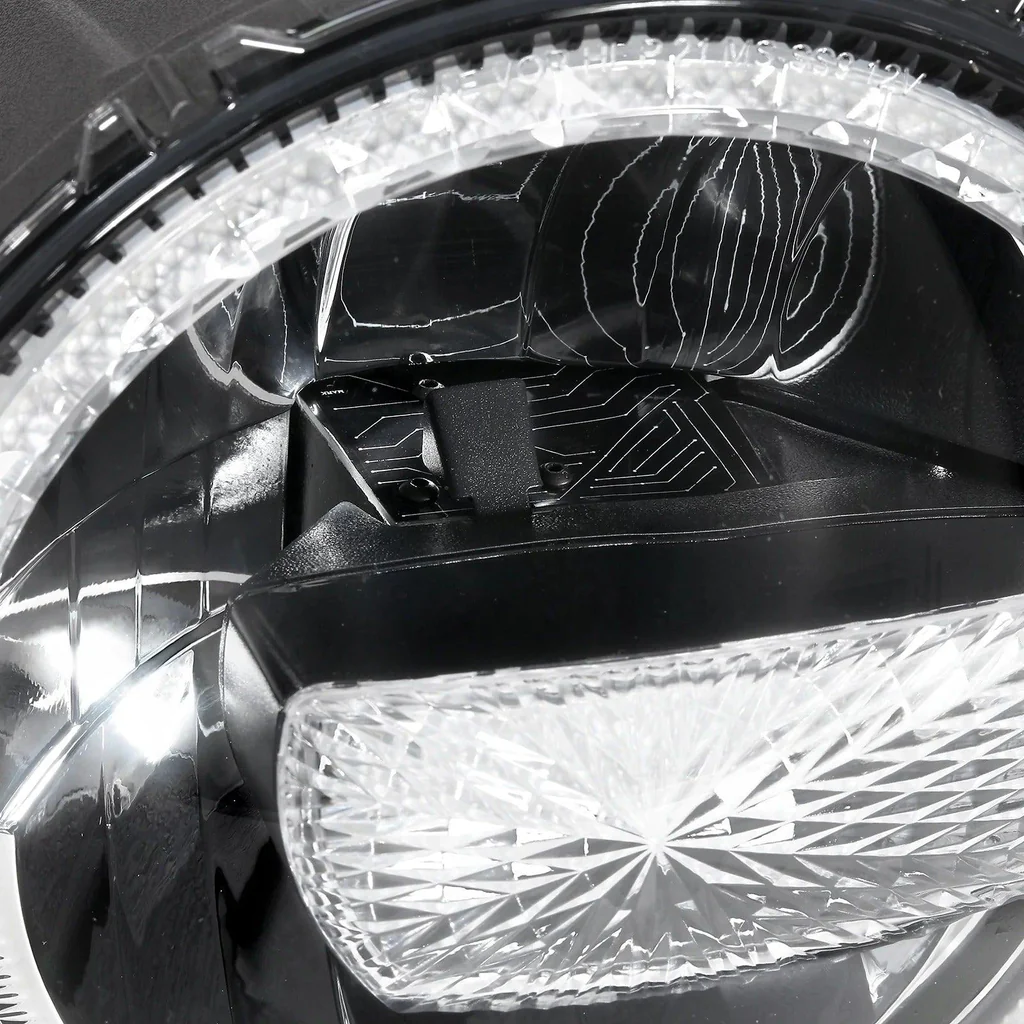 Auxbeam 9 Inch 120W 9000 Lumens LED Headlights With Halo Ring DRL | Auxbeam | Auxbeam LED Headlights Assemblies - Image 12