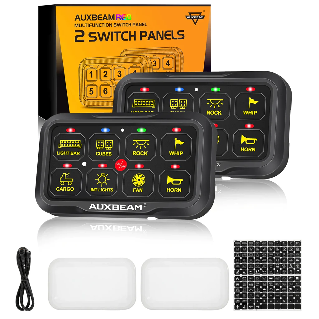 RA80 X2 RGB 8 Gang Switch Panel Kit - (without app) - Image 12