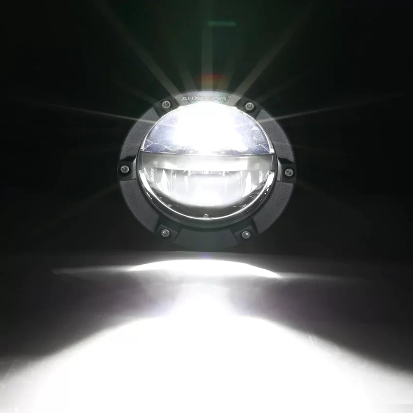 Auxbeam 4 Inch 110W Round OFF Road LED Pod Lights Combo Beam With Wiring Harness | Auxbeam | Auxbeam Pod Lights - Image 12