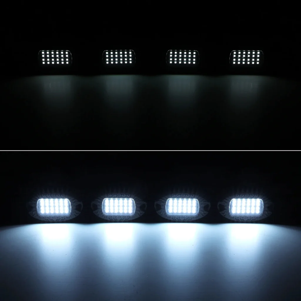 Auxbeam RGBW LED Rock Lights Kit With Bluetooth App & Wireless Remote Control, Multicolor Neon Underglow Lights | Auxbeam | Auxbeam LED Fancy Lights - Image 13