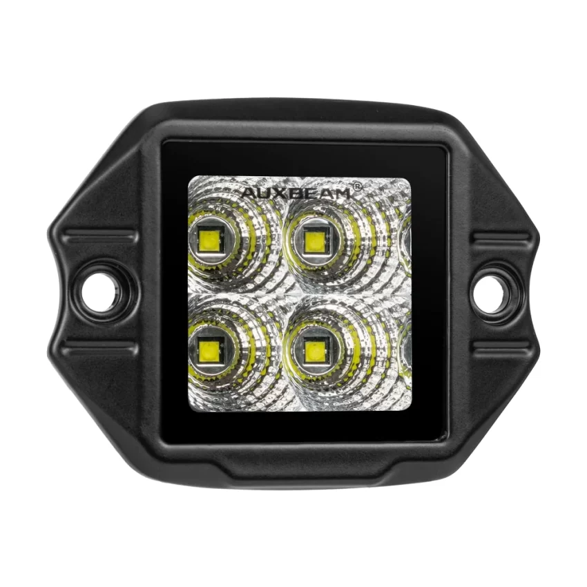 Auxbeam 3.5 Inch 40W Flush Mount LED Pod Light White & Amber Flood Off Road Lights | Auxbeam | Auxbeam Pod Lights - Image 13