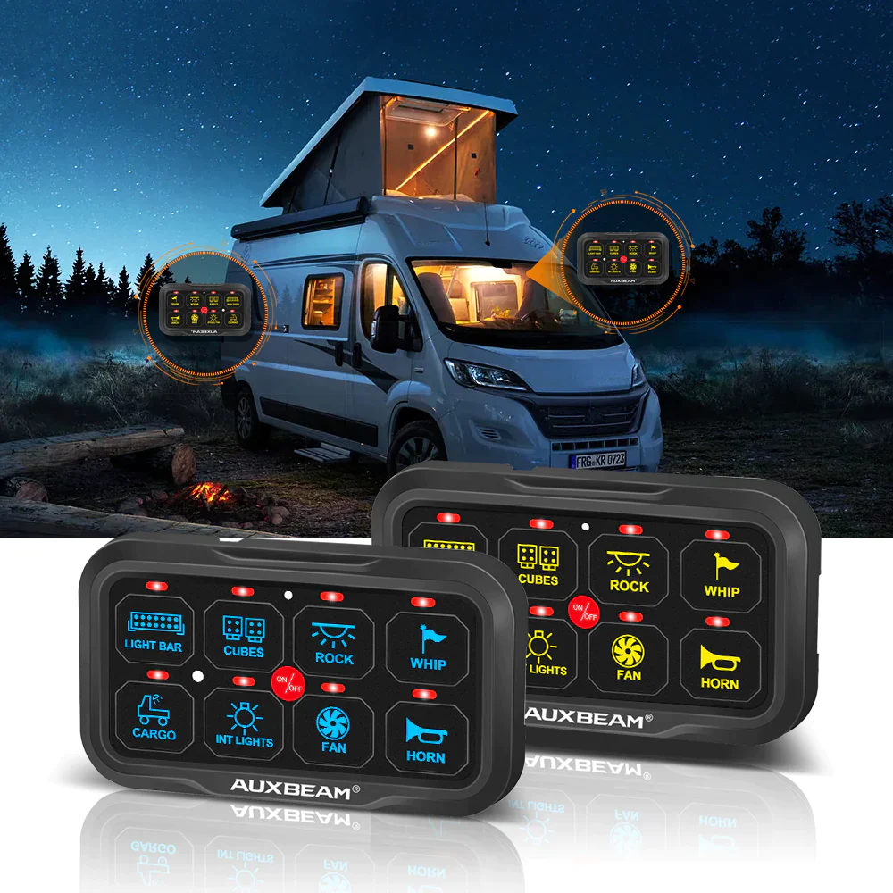 RA80 X2 RGB 8 Gang Switch Panel Kit - (without app) - Image 14