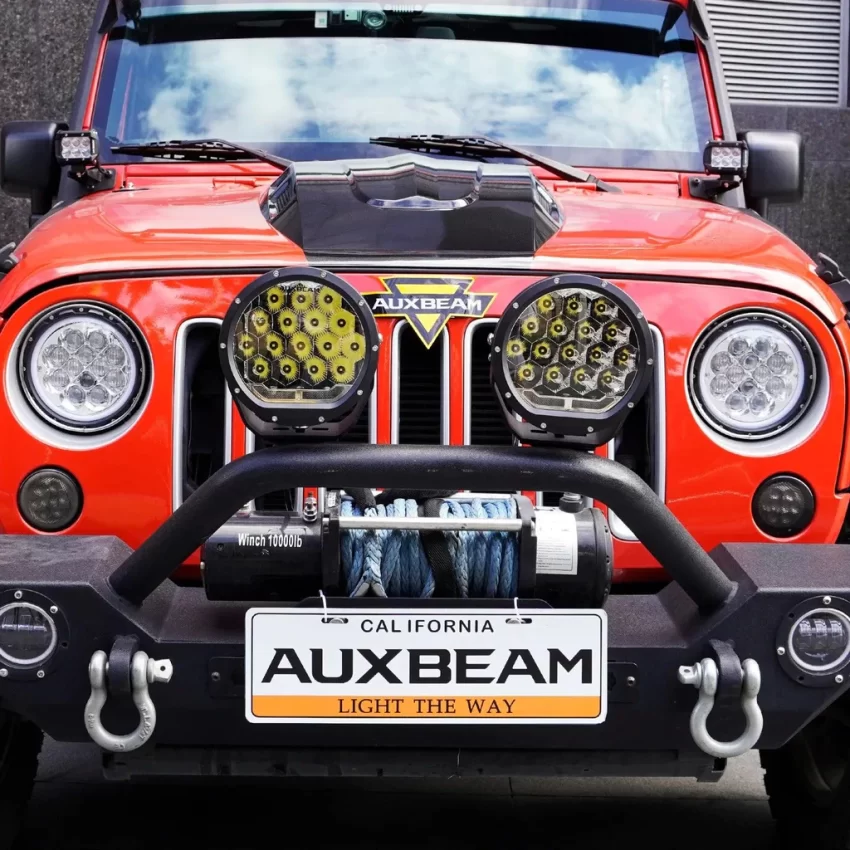 Auxbeam 7 Inch 178W Round Off Road Light Spot Beam LED Driving Lights | Auxbeam LED Driving Lights | Auxbeam - Image 15