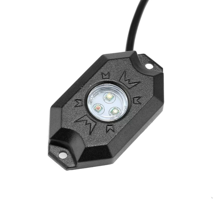 Auxbeam RGB LED Rock Light Set With Bluetooth Controller - 4 Piece Set | Auxbeam | Auxbeam LED Fancy Lights - Image 15
