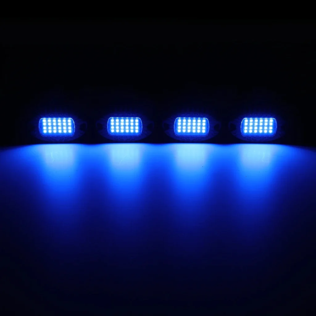 Auxbeam RGBW LED Rock Lights Kit With Bluetooth App & Wireless Remote Control, Multicolor Neon Underglow Lights | Auxbeam | Auxbeam LED Fancy Lights - Image 16