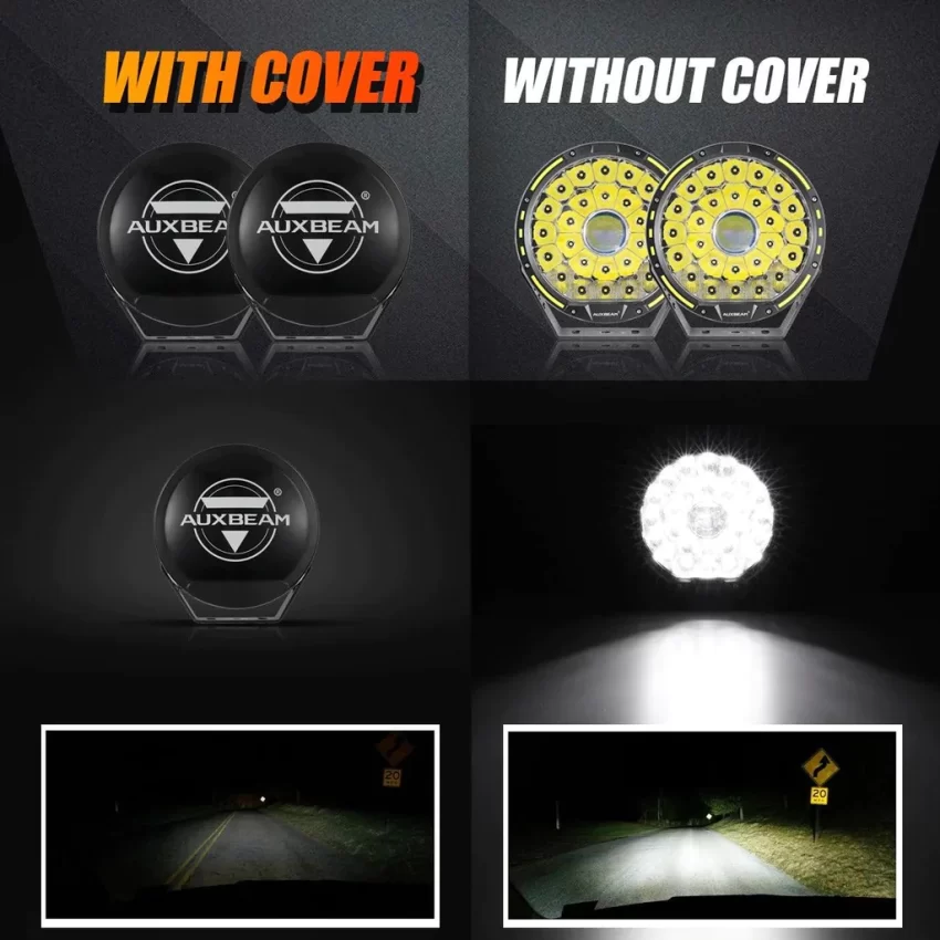 Auxbeam 9 Inch 270W 360-PRO Series LED Driving Lights | Auxbeam LED Driving Lights | Auxbeam - Image 17