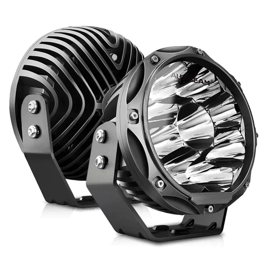 Auxbeam 7 Inch 90W Round Spot Beam Offroad LED Driving Lights W/SAE Compliant | Auxbeam LED Driving Lights | Auxbeam - Image 18