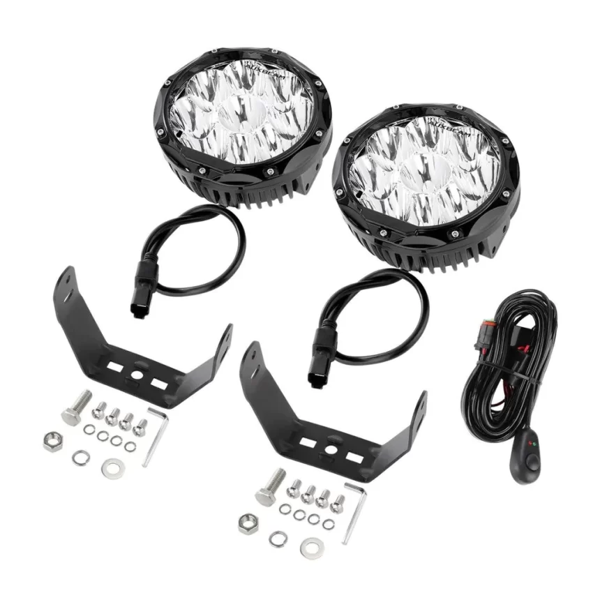 Auxbeam 7 Inch 90W Round Spot Beam Offroad LED Driving Lights W/SAE Compliant | Auxbeam LED Driving Lights | Auxbeam - Image 19