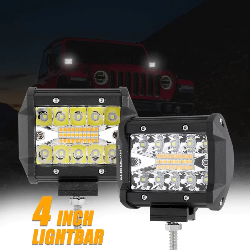 Auxbeam 6 MODES SERIES White/Amber LED LIGHT BARS | Auxbeam LED Light Bars | Auxbeam - Image 6