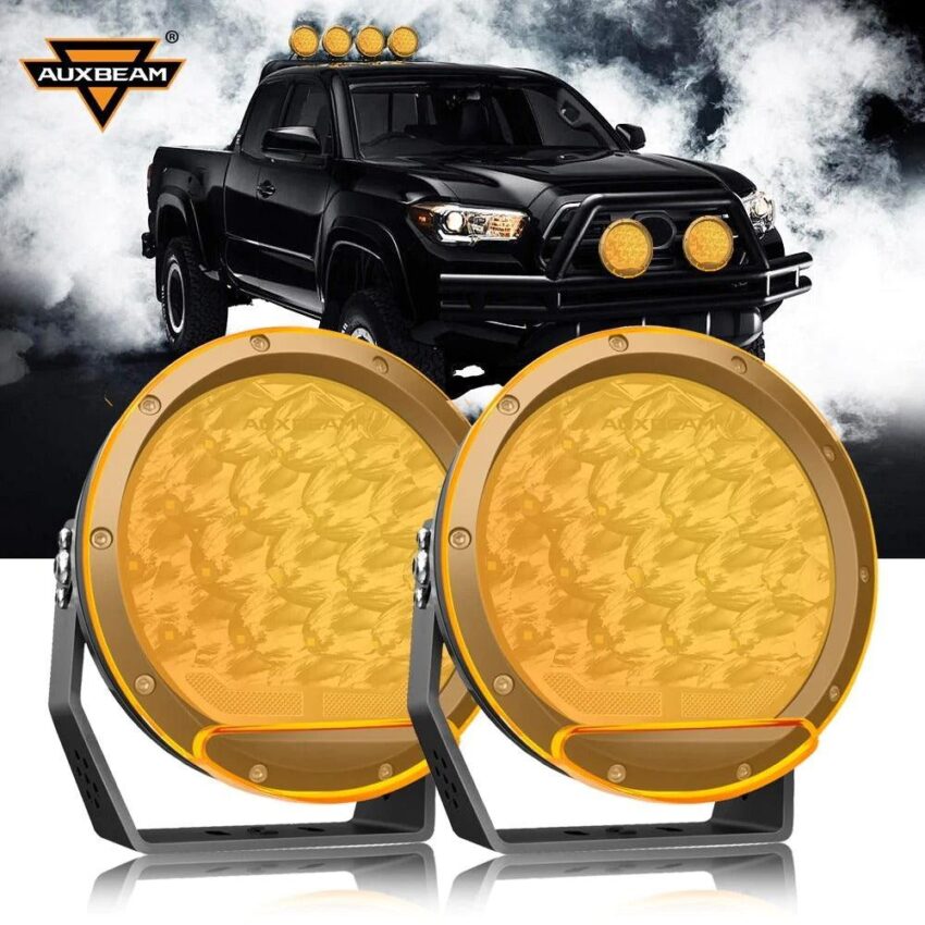 Auxbeam 7 Inch 178W Round Off Road Light Spot Beam LED Driving Lights | Auxbeam LED Driving Lights | Auxbeam - Image 2