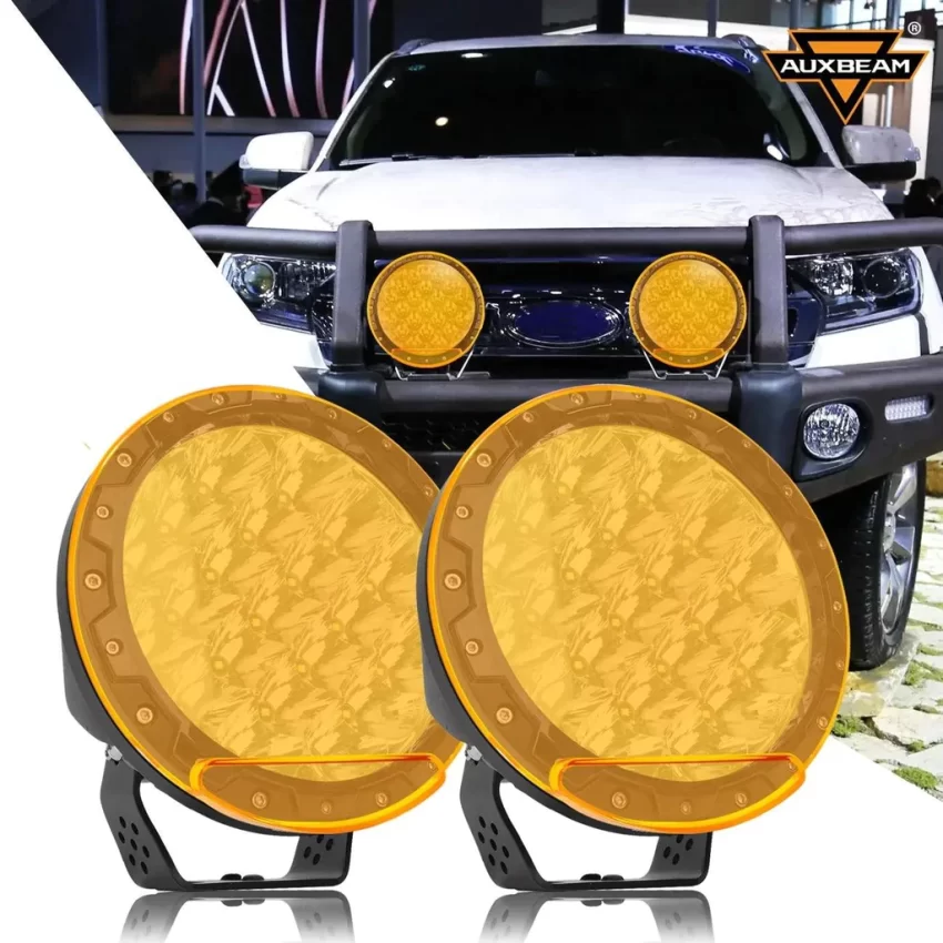 Auxbeam  7Inch 210W Round Spot Beam Off Road LED Driving Lights | Auxbeam LED Driving Lights | Auxbeam - Image 2