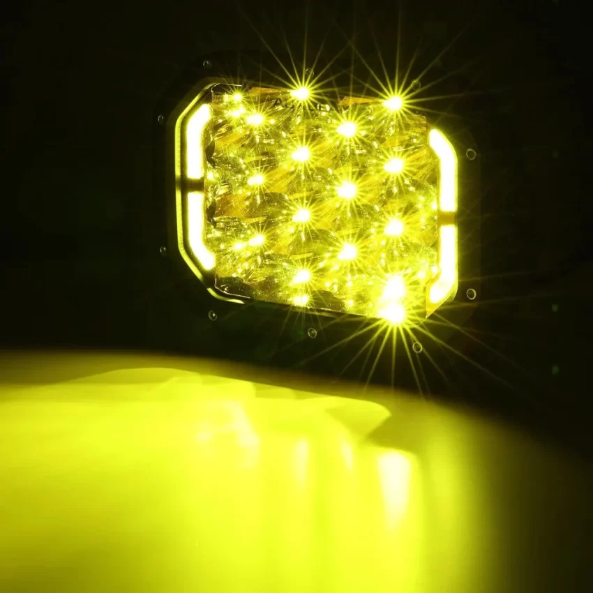 Auxbeam 7X5 Inch LED Pods Amber Spot Driving Lights | Auxbeam LED Driving Lights | Auxbeam - Image 2