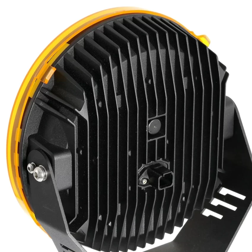 9 Inch Round LED Driving Light Amber Cover Light Shield - Image 2