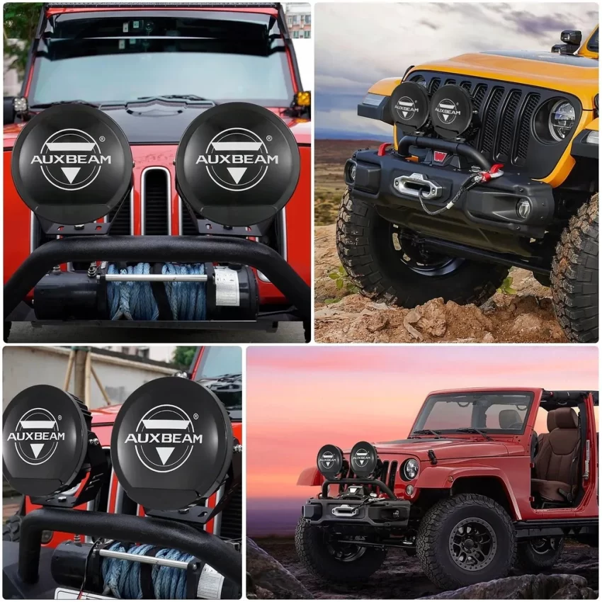 Auxbeam 7 Inch 178W Round Off Road Light Spot Beam LED Driving Lights | Auxbeam LED Driving Lights | Auxbeam - Image 20