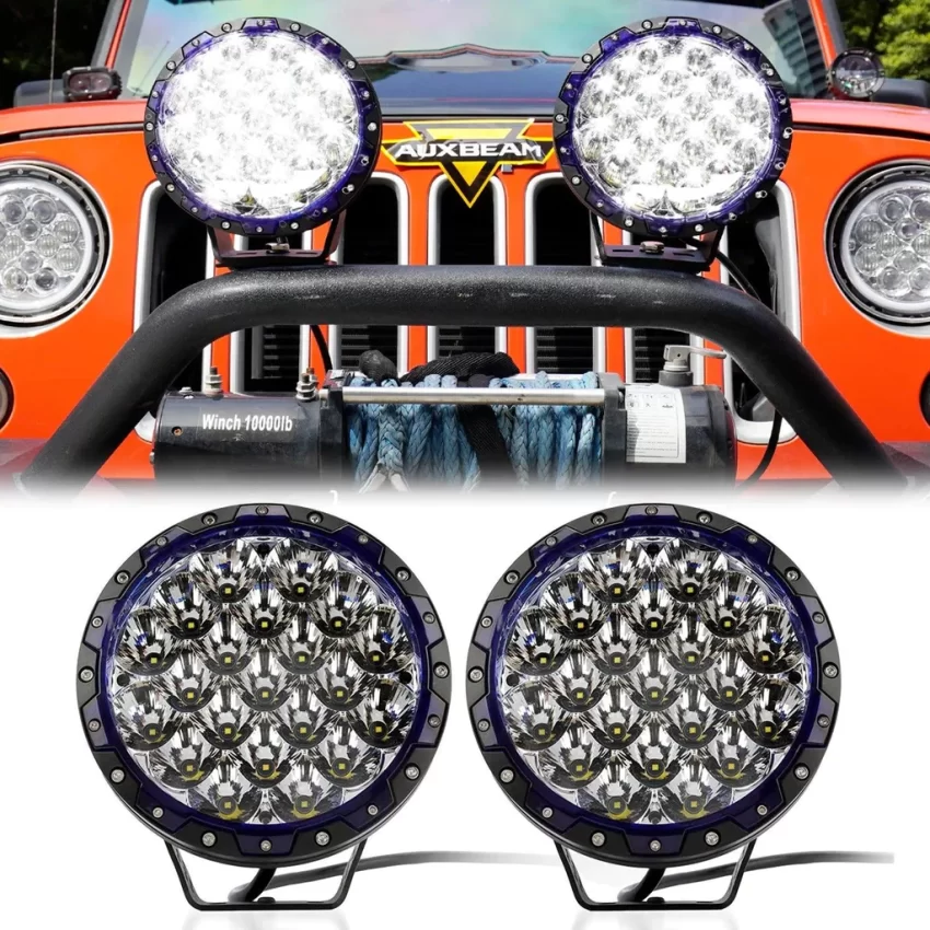 Auxbeam  7Inch 210W Round Spot Beam Off Road LED Driving Lights | Auxbeam LED Driving Lights | Auxbeam - Image 26