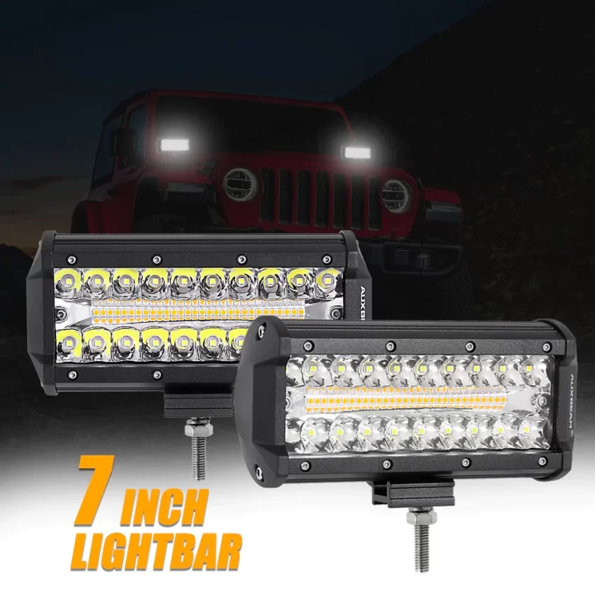 Auxbeam 6 MODES SERIES White/Amber LED LIGHT BARS | Auxbeam LED Light Bars | Auxbeam - Image 5