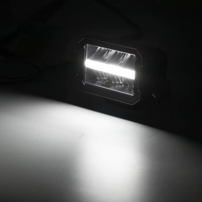 Auxbeam 4.5 INCH 120W 13920LM LED PODS WITH WHITE DRL & AMBER OFF ROAD DRIVING LIGHT | Auxbeam | Auxbeam Pod Lights - Image 3