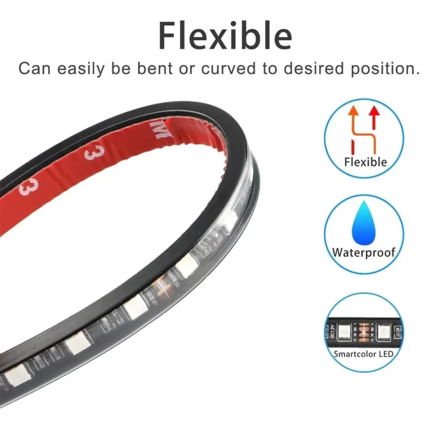 Auxbeam RGB Vehicle Atmosphere Flexible LED Strip Light | Auxbeam | Auxbeam LED Fancy Lights - Image 4