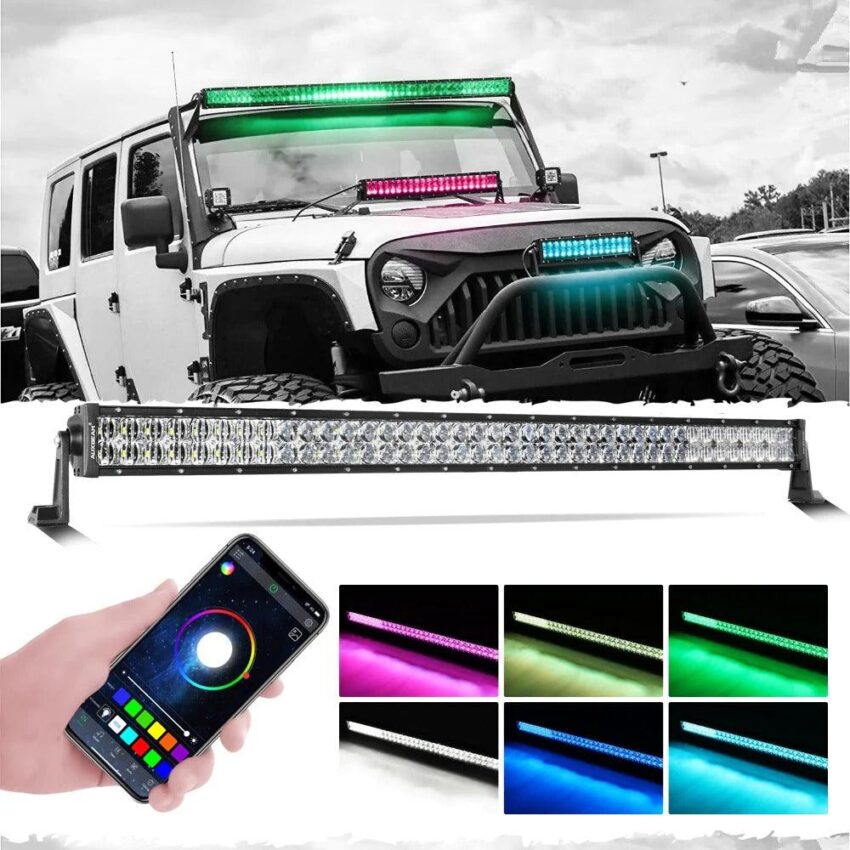 Auxbeam V-Pro Series RGBW Offroad LED Light Bars | Auxbeam LED Light Bars | Auxbeam - Image 3