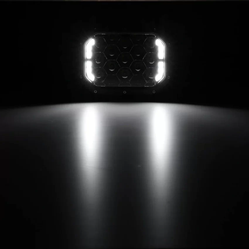 Auxbeam 7X5 Inch LED PODS White Driving Lights DRL | Auxbeam LED Driving Lights | Auxbeam - Image 4