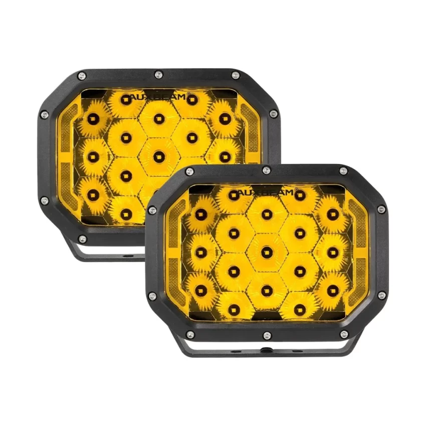 Auxbeam 7X5 Inch LED Pods Amber Spot Driving Lights | Auxbeam LED Driving Lights | Auxbeam - Image 8