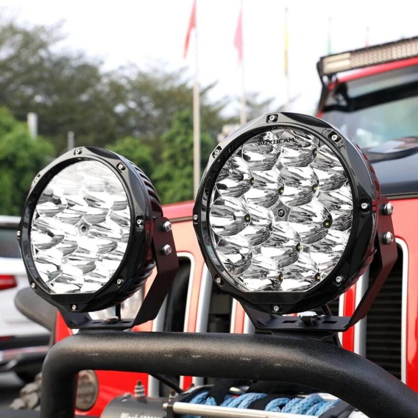 Auxbeam 8.5 Inch 150W Off Road Lights LED Driving Lights | Auxbeam LED Driving Lights | Auxbeam - Image 9