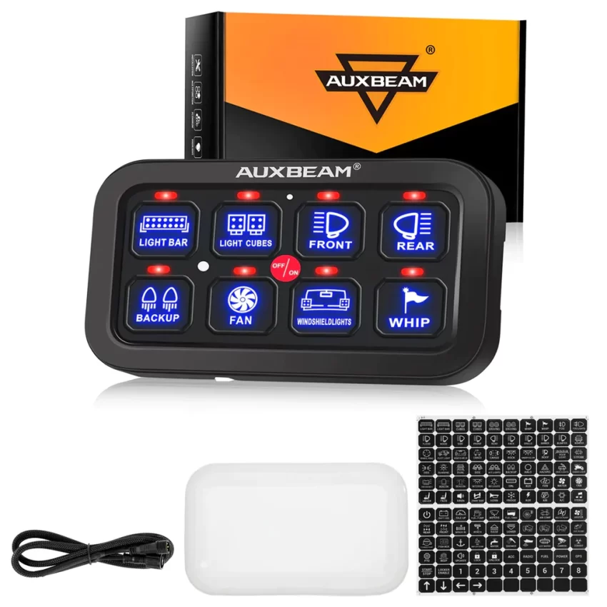 B80 8 Gang Panel Kit - Auto Dimmable - (Two Sided Outlet) - Image 9