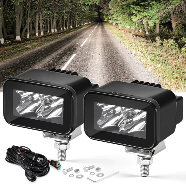 Auxbeam 2.5 Inch 30W 3600LM 30° Spot Beam LED Driving Lights Off Road Lights | Auxbeam | Auxbeam Auxiliary Lights