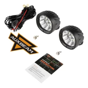 Auxbeam 4 Inch 90W Round Spot White/Amber LED POD Light - Clear Lens | Auxbeam | Auxbeam Auxiliary Lights - Image 14