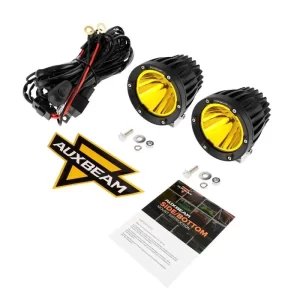 Auxbeam 4 Inch 72W Round Spot White/Amber LED POD Light - Clear Lens | Auxbeam | Auxbeam Auxiliary Lights - Image 16
