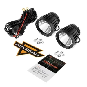Auxbeam 4 Inch 72W Round Spot White/Amber LED POD Light - Clear Lens | Auxbeam | Auxbeam Auxiliary Lights - Image 17