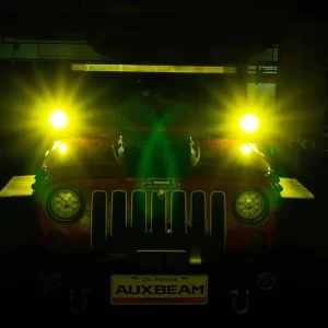 Auxbeam 4 Inch 90W Round Spot White/Amber LED POD Light - Clear Lens | Auxbeam | Auxbeam Auxiliary Lights - Image 7