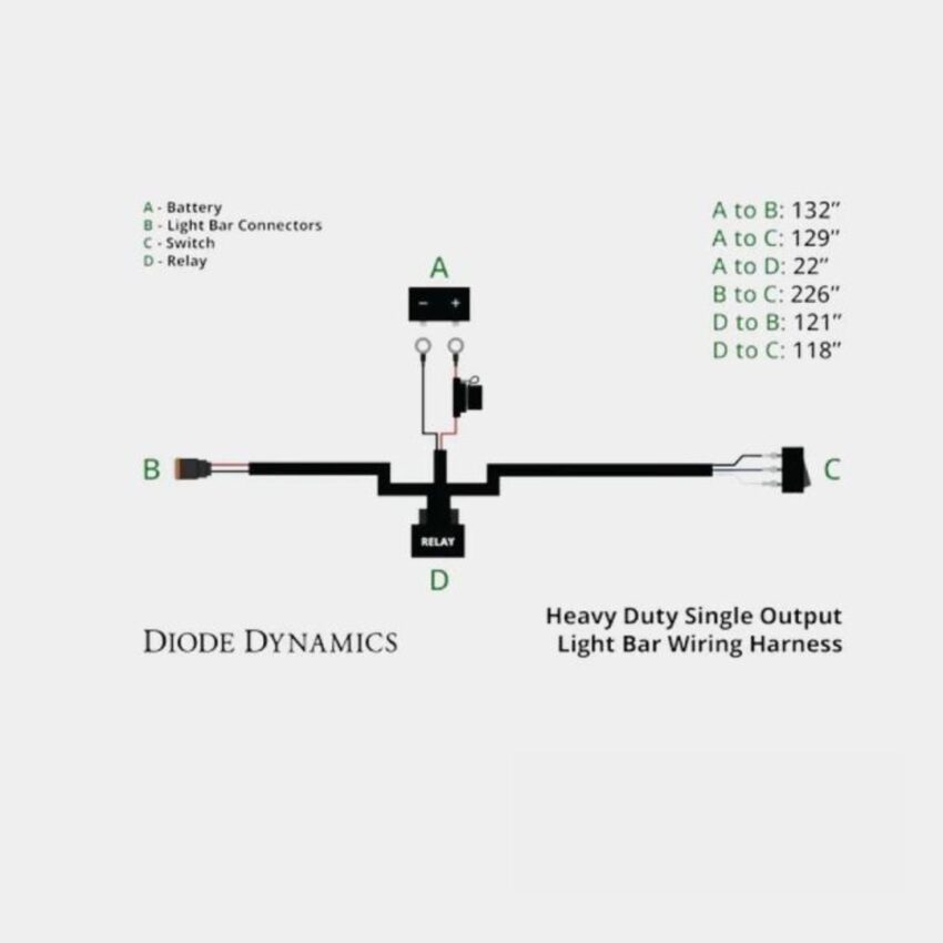 Diode Dynamics Heavy Duty Single Output 2-Pin Offroad Wiring Harness | Diode Dynamics - Image 3