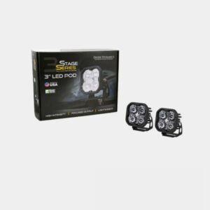 Diode Dynamics Stage Series 3" White Pro Backlit LED Pod (pair) - Diode Dynamics | Diode Dynamics  | Diode Dynamics Auxiliary Lights - Image 4