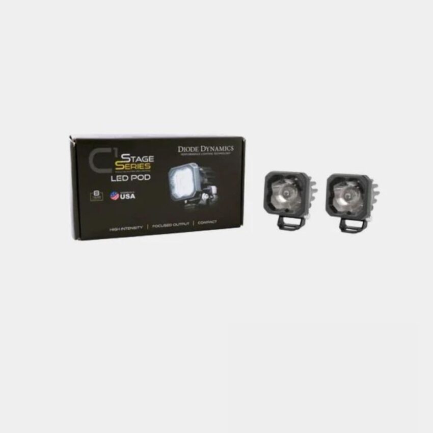 Diode Dynamics Stage Series 1" White Sport Backlit LED Pod (pair) - Diode Dynamics | Diode Dynamics  | Diode Dynamics Auxiliary Lights - Image 4