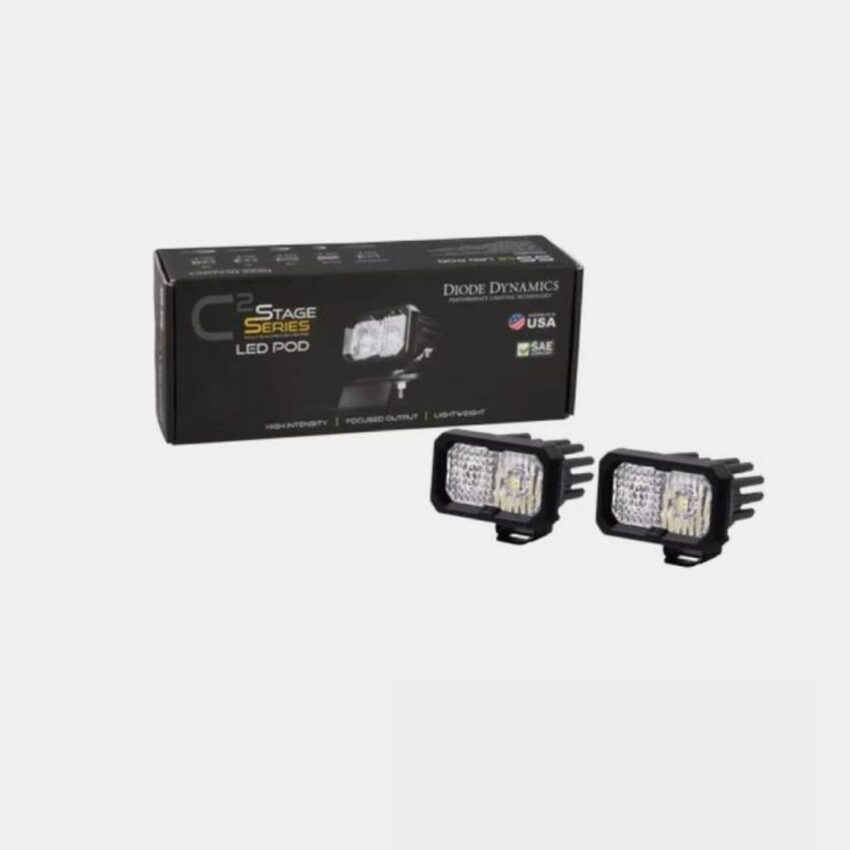Diode Dynamics Stage Series 2" White Sport Backlit LED Pod (pair) - Diode Dynamics | Diode Dynamics | Diode Dynamics Auxiliary Lights - Image 6