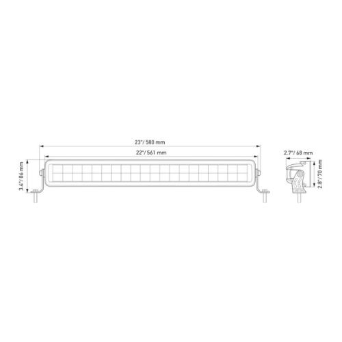 Hella BLACK MAGIC LED 21.5" DOUBLE LIGHTBAR | Hella LED Light Bars | Hella - Image 6